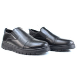 Ballerine Médicale en Cuir Noir