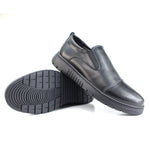 Ballerine Médicale en Cuir Noir