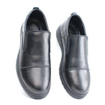 Ballerine Médicale en Cuir Noir