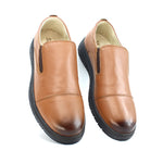 Ballerine Médicale en Cuir Caramel
