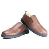 Ballerine Médicale en Cuir Marron