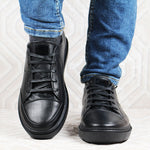 Basket de luxe en Cuir Noir
