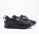 Basket en Cuir Noir pour Homme