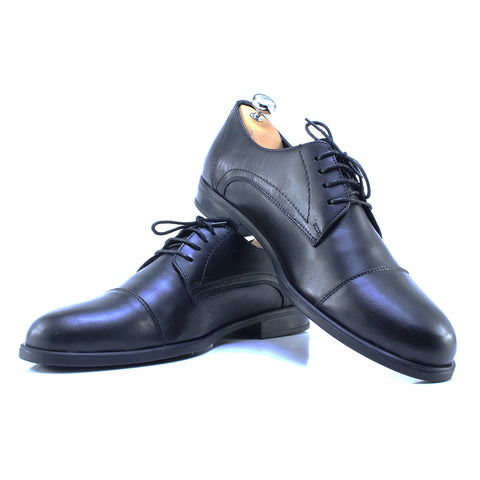 Chaussure oxford en cuir noir