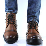 BOTTINE EN CUIR POUR HOMME
