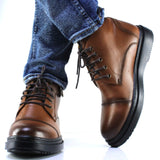 BOTTINE EN CUIR POUR HOMME