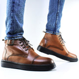BOTTINE EN CUIR POUR HOMME