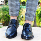Chaussure Oxford En Cuir Noir